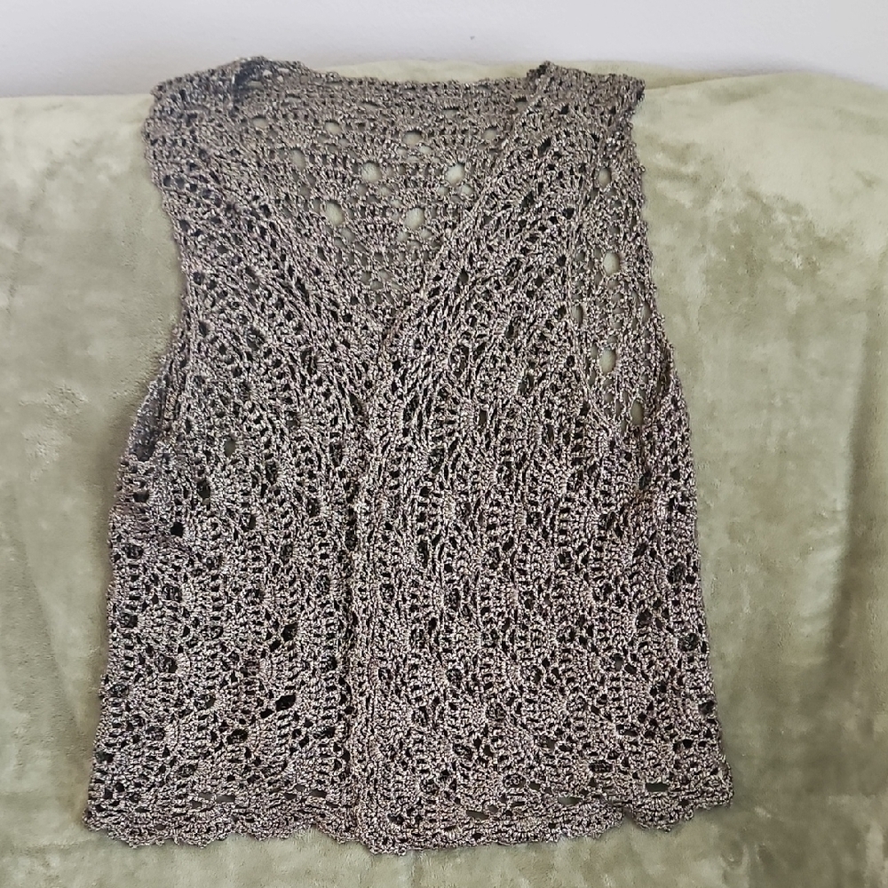 Elegant Crochet Sleeveless Top